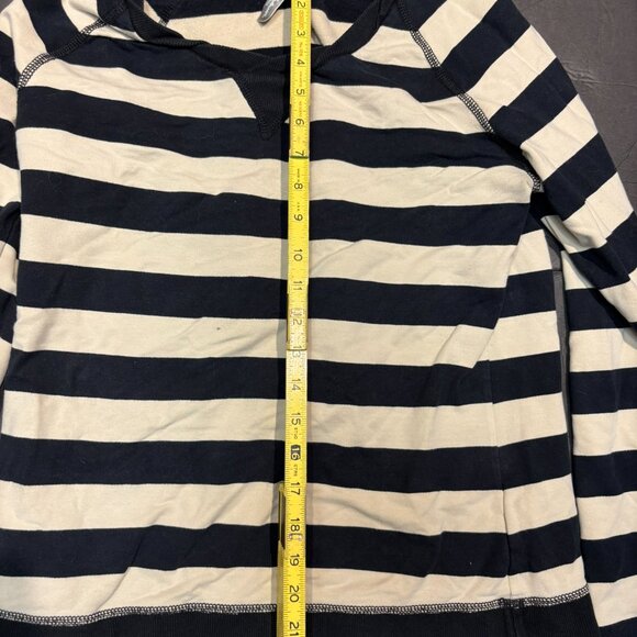 Hanna Andersson Black & White Striped Sweater – Women’s Size L – Long Sleeve - Picture 4 of 5